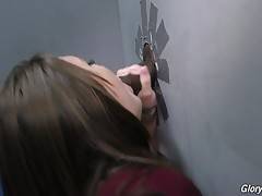 Jojo fucks these two right through the wall, too! Speaking of lunch, watch Jojo swallow two hefty shots of semen before getting back on the phone with her man to apologize for her bitchy behavior `during lunch`. Jeez...chicks these days!
